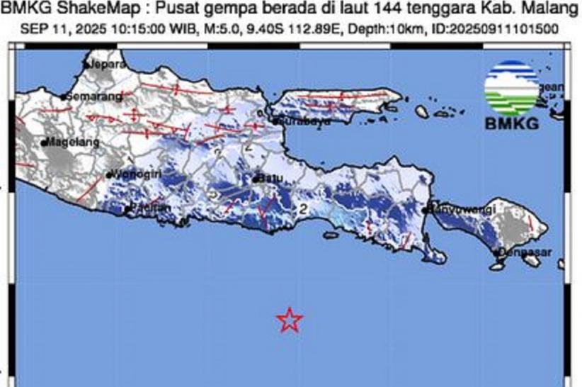 Gempa Malang Magnitudo 5,0 Gegerkan Warga, Ini Analisis BMKG