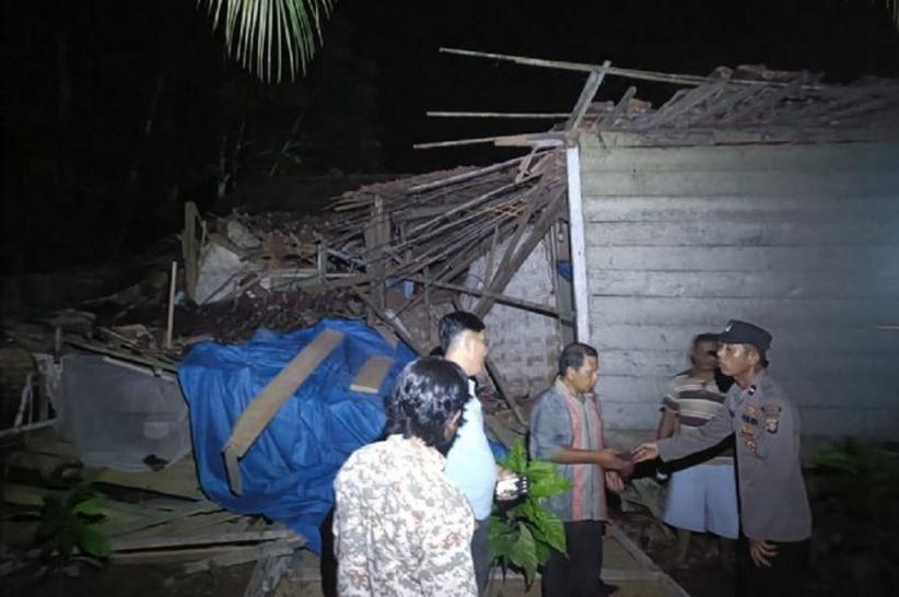 Gempa Tanggamus M4,6 Rusak 9 Rumah Warga, Polri Dirikan Posko Darurat