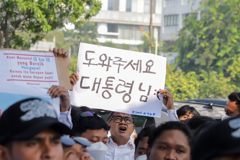 Ribuan CPMI Korea Turun ke Jalan, Menuntut Percepat Penempatan Kerja - Bagian 1