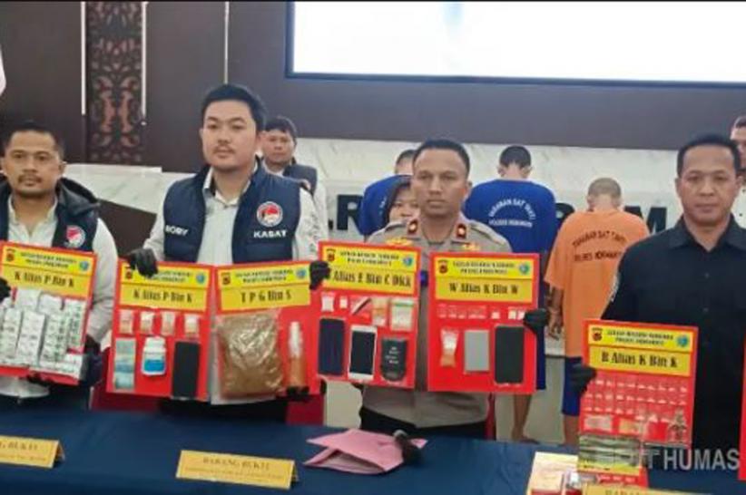 Polres Indramayu Ungkap 18 Kasus Narkotika, 21 Tersangka Ditangkap