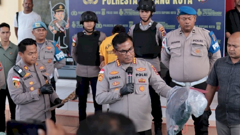 Sempat Buron, Pembunuh Pedagang Semangka di Kupang Ditangkap