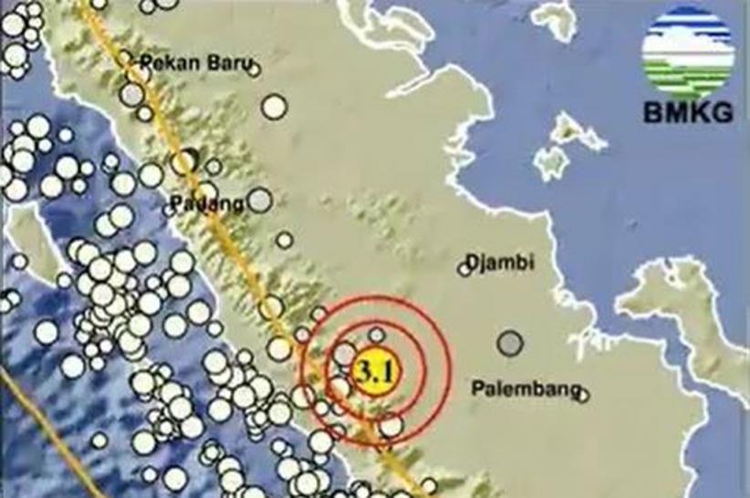 Gempa Hari Ini Magnitudo 3,1 Guncang Musi Rawas Utara Sumsel