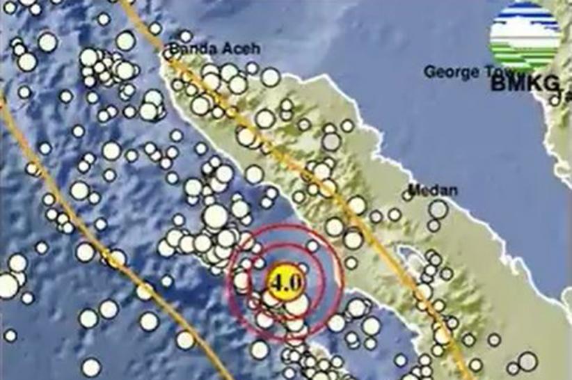 Gempa Hari Ini Magnitudo 4,0 Guncang Sinabang Aceh