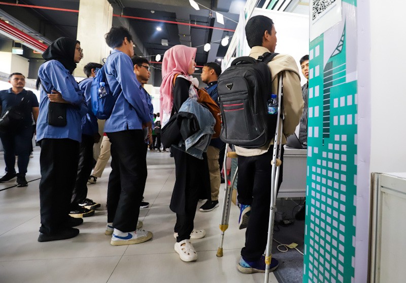 Antusiasme Penyandang Disabilitas Ikuti Job Fair - Bagian 4