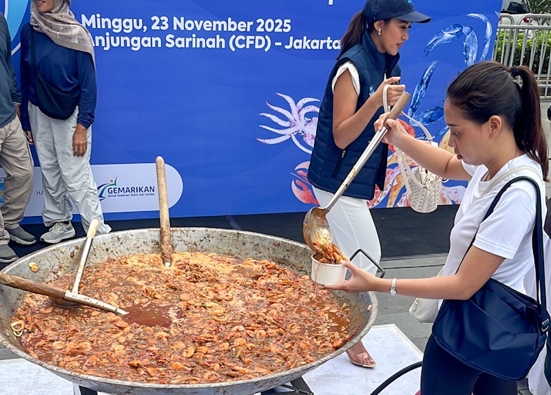 Keseruan Hari Ikan Nasional 2025, Masak Besar Udang hingga Karnaval - Bagian 4