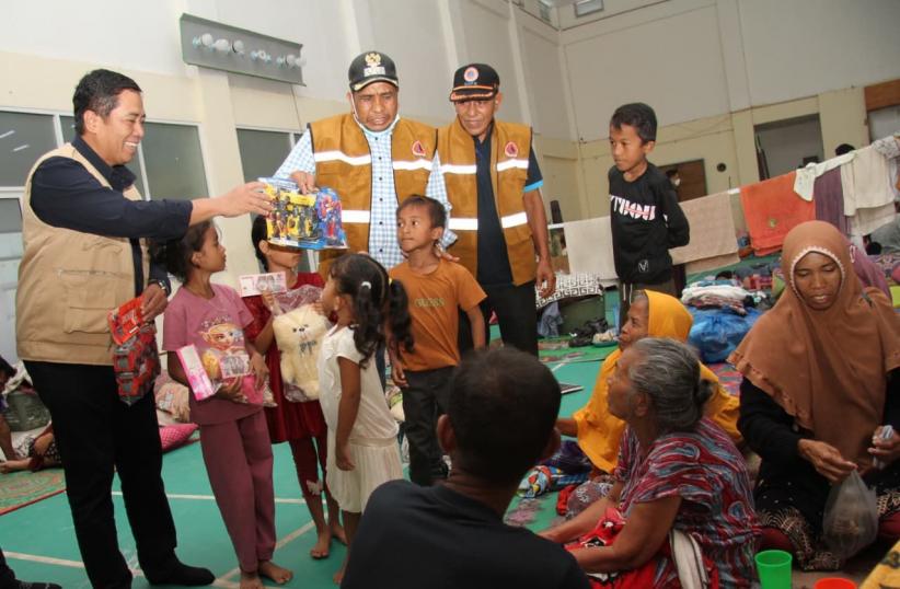Trauma Healing, Anak-Anak Korban Bencana Diberikan Mainan - Bagian 1