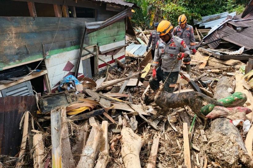 Anjing Pelacak Temukan Mayat Perempuan di Batang Toru, Identitas Belum Diketahui
