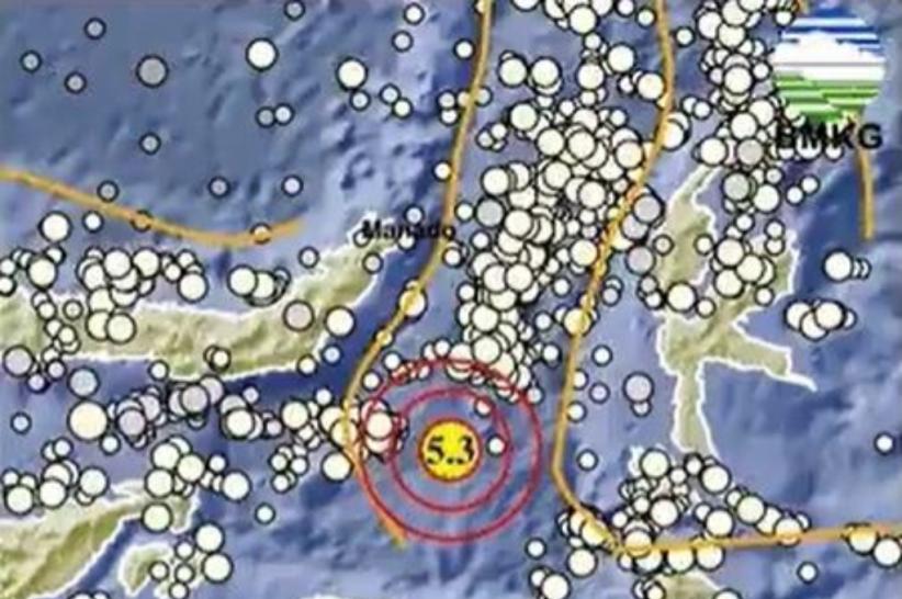 Gempa Hari Ini Magnitudo 5,3 Guncang Boltim Sulut