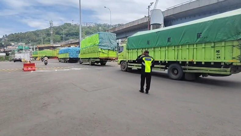 Info Penting! Polres Cilegon Batasi Operasional Truk Material Tambang dan Bangunan 13–29 Maret