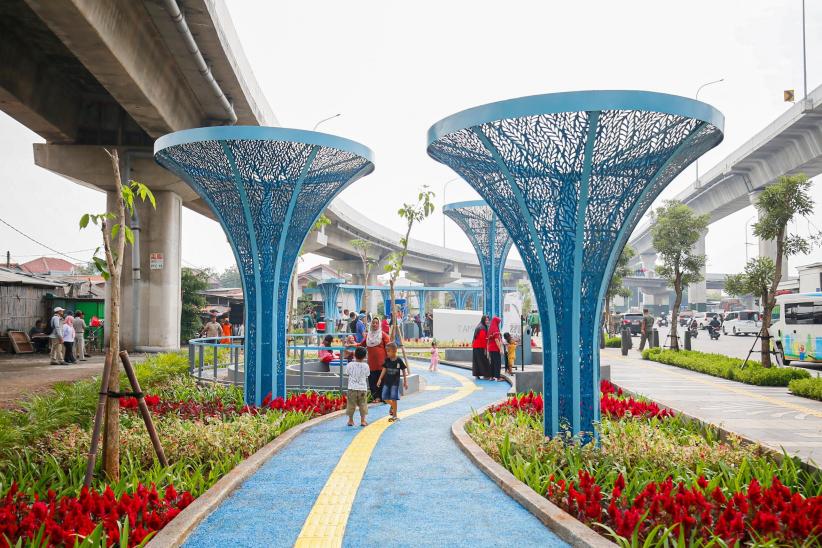 Penampakan Taman Baru di Cakung, Mirip Gardens by The Bay Singapura - Bagian 1