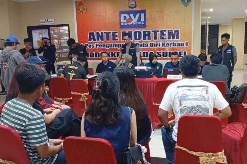 Kecelakaan Pesawat ATR 42-500, Tim DVI Polda Sulsel Kantongi 8 Data Ante Mortem