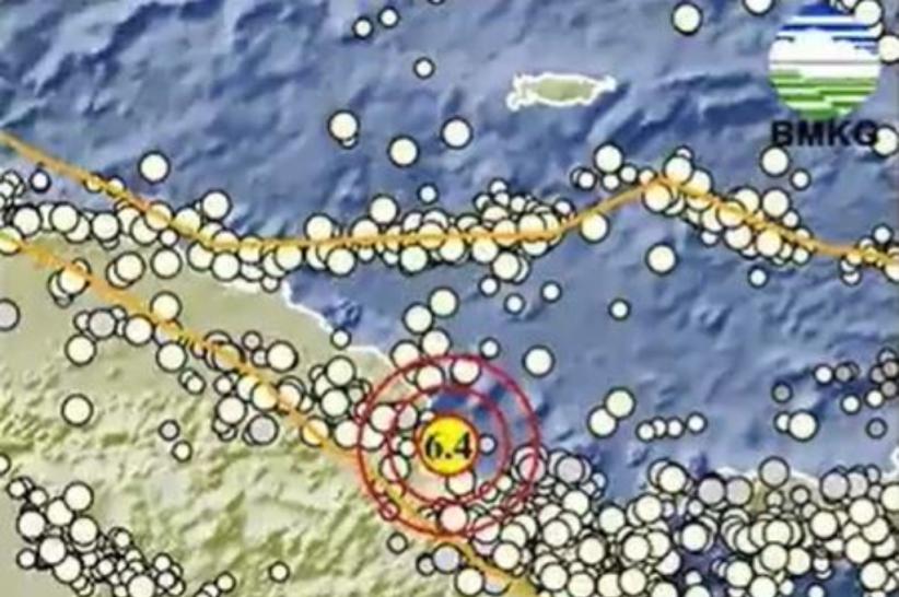 Gempa Besar Magnitudo 6,4 Guncang Pegunungan Bintang Papua