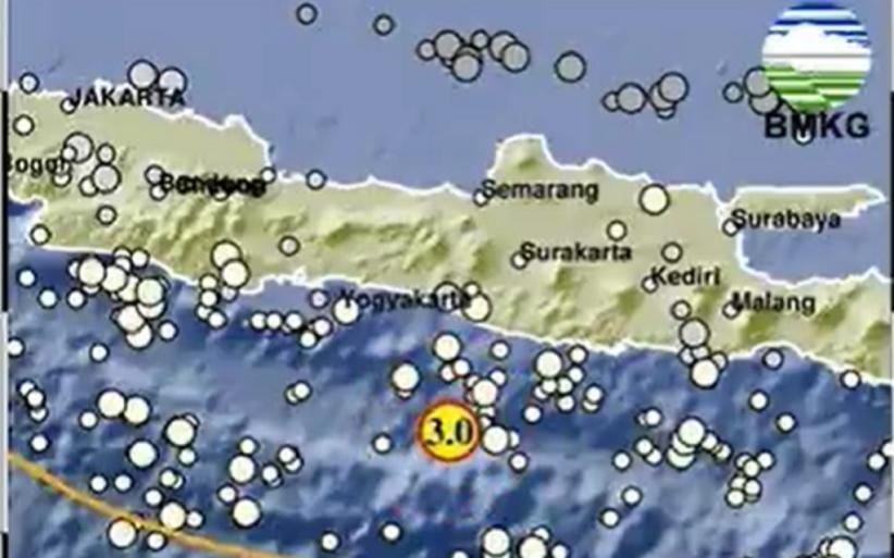 Gempa Hari Ini Guncang Gunungkidul Berpusat di Laut, Cek Magnitudonya