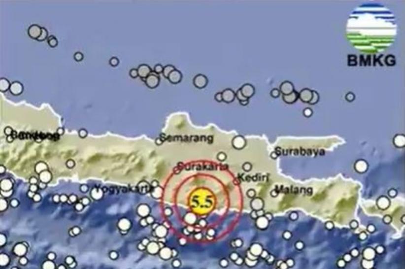 Gempa Besar M5,5 Guncang Pacitan Jatim Hari Ini, Tidak Berpotensi Tsunami