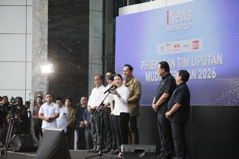 Momen Pelepasan Tim Liputan Mudik Lebaran iNews Media Group 2026 - Bagian 5