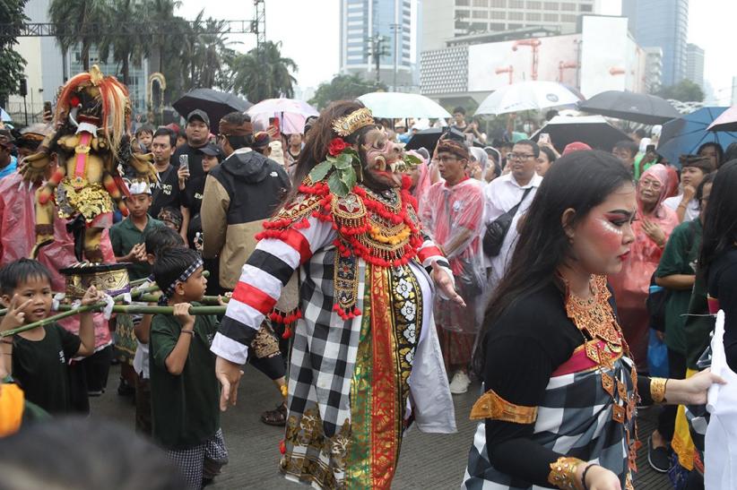 Pawai Ogoh-Ogoh Sambut Hari Raya Nyepi  - Bagian 6