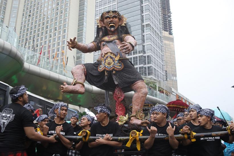 Pawai Ogoh-Ogoh Sambut Hari Raya Nyepi  - Bagian 1