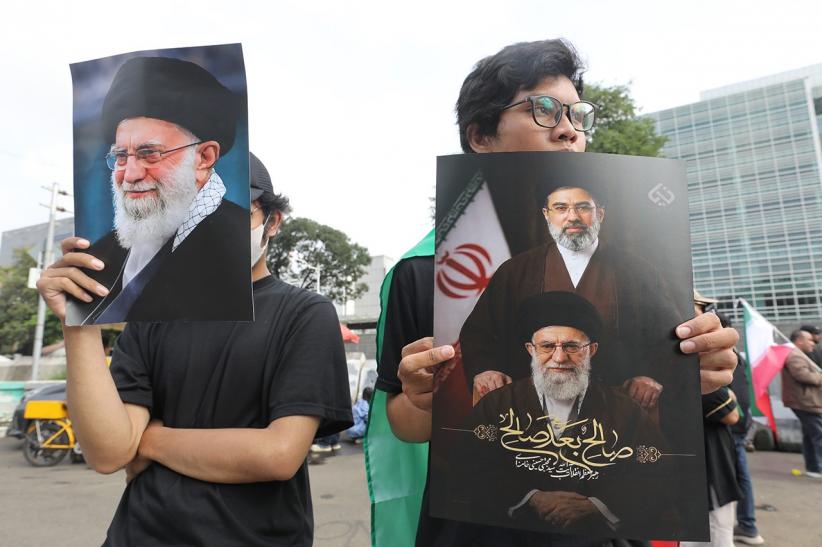 Aksi Solidaritas untuk Iran di Depan Kedubes AS Jakarta - Bagian 1