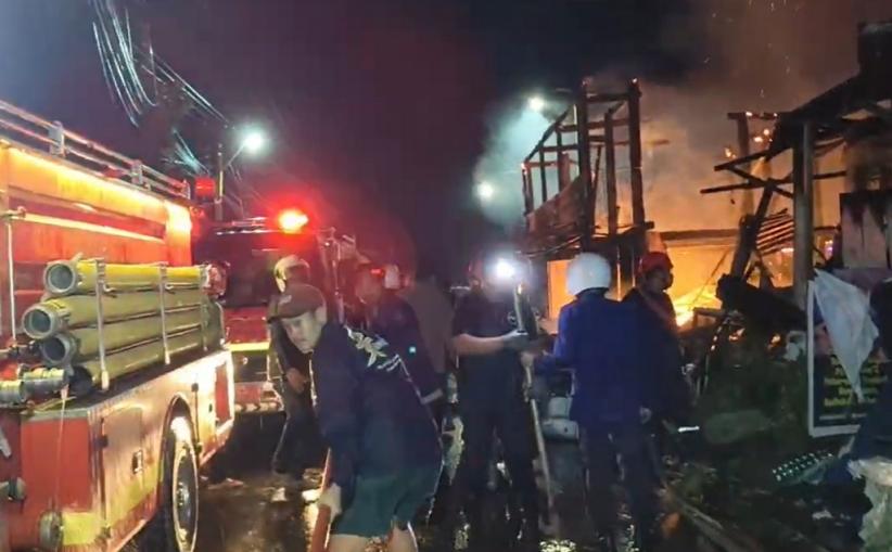 Kebakaran di Pangkep, 10 Kios di Pasar Sentral Ludes Dilalap Api