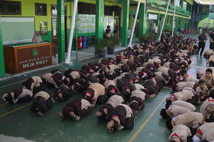 Simulasi Bencana Tanamkan Kesadaran Evakuasi Sejak Usia Dini - Bagian 4