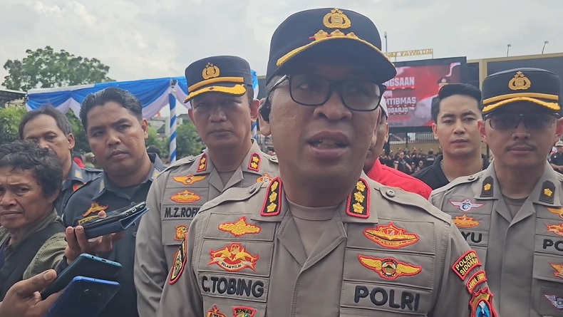 Amankan Peringatan Hari Buruh di Sidoarjo, 1.200 Personel Disiagakan 