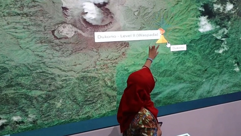 Gunung Dukono Erupsi, PVMBG Ingatkan Warga Jauhi Radius 4 Kilometer dari Kawah
