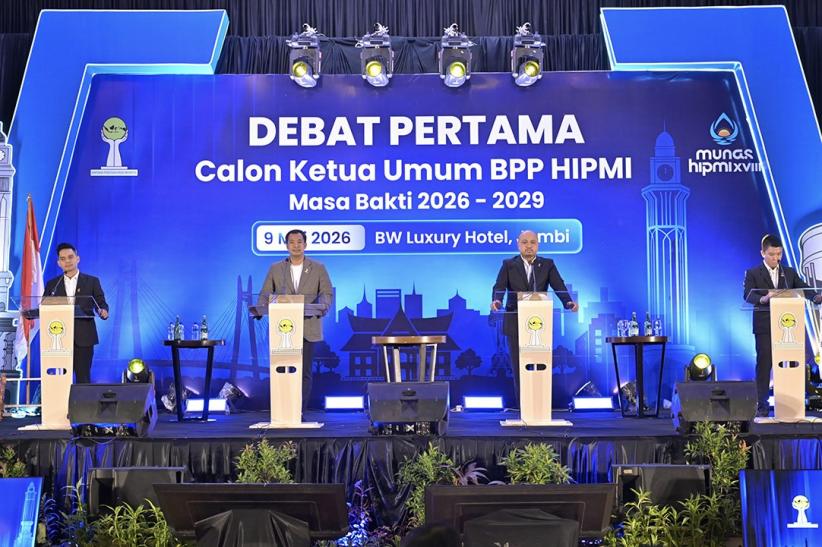 Debat Perdana Calon Ketua Umum BPP HIPMI 2026–2029 Resmi Digelar di Jambi - Bagian 1