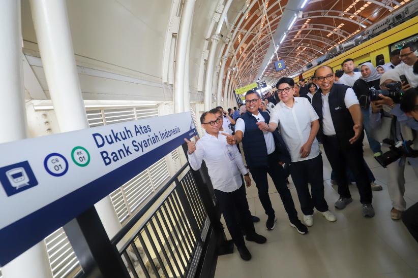 Peresmian Nama Stasiun LRT Dukuh Atas-Bank Syariah Indonesia - Bagian 1