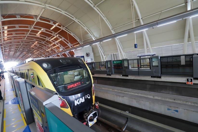 Peresmian Nama Stasiun LRT Dukuh Atas-Bank Syariah Indonesia - Bagian 4