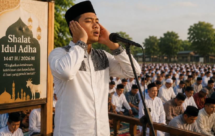 Bacaan Bilal Sholat Idul Adha, Teks Arab, Latin dan Artinya Lengkap Tata Caranya
