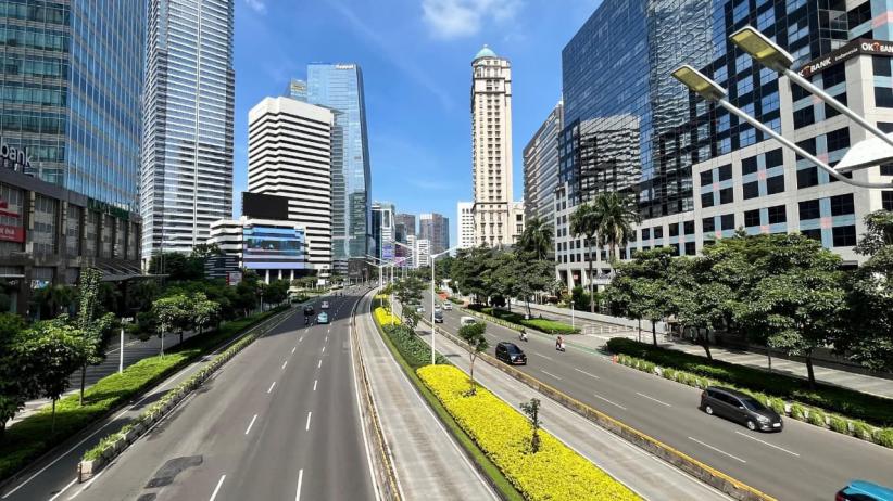 Suasana Jalan Protokol Jakarta Sepi saat Libur Iduladha 1447 H - Bagian 1