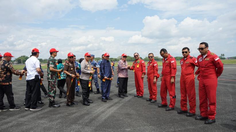 ‎Pemkab Kotabaru Hadiri Open Base Jupiter Aerobatic Team, Dukung Diplomasi Dirgantara Indonesia