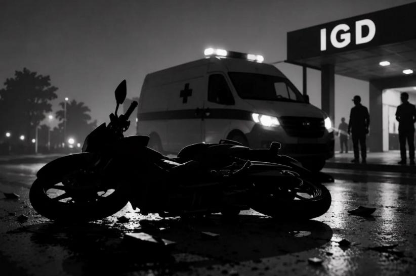 Kecelakaan di Malang, Motor dan Ambulans Tabrakan di Depan IGD RSSA