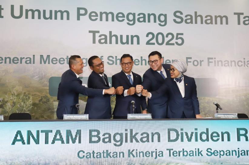 RUPST 2025, Antam Bagikan Dividen Rp5,04 Triliun - Bagian 1