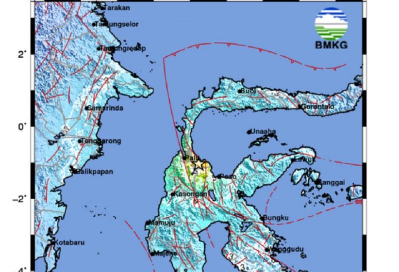 Gempa Hari Ini M 4,7 Guncang Sigi, Titik Pusat di Darat 9 Km