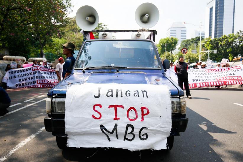 Aksi Massa Dukung Program Makan Bergizi Gratis - Bagian 4
