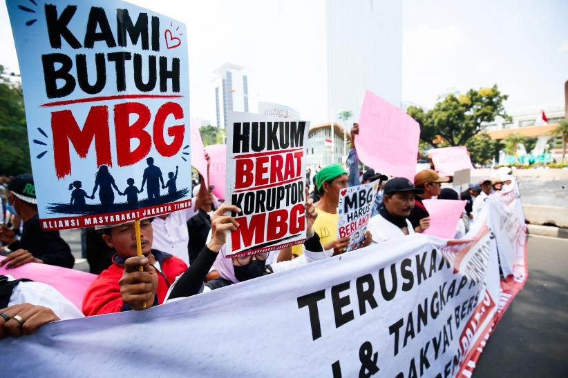Aksi Massa Dukung Program Makan Bergizi Gratis - Bagian 3