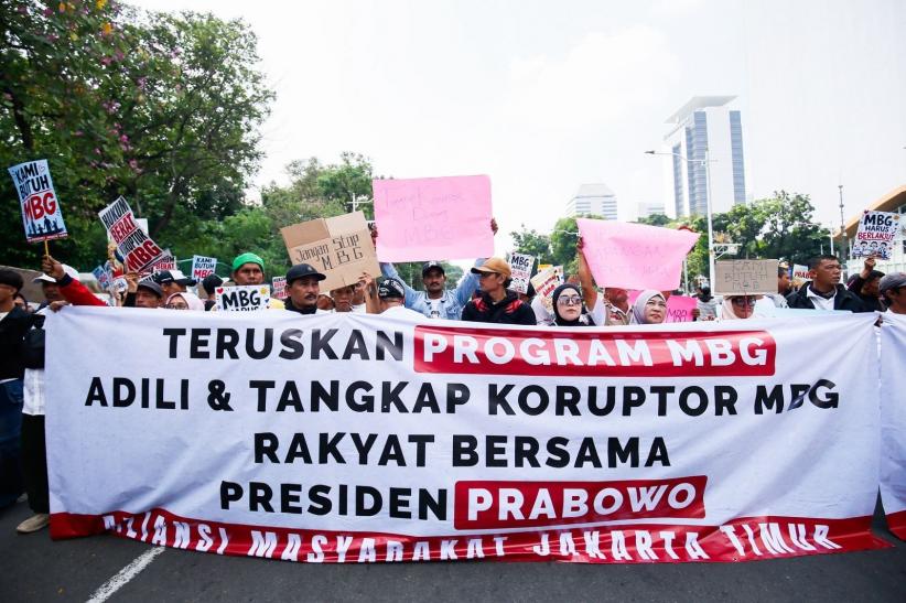 Aksi Massa Dukung Program Makan Bergizi Gratis - Bagian 2