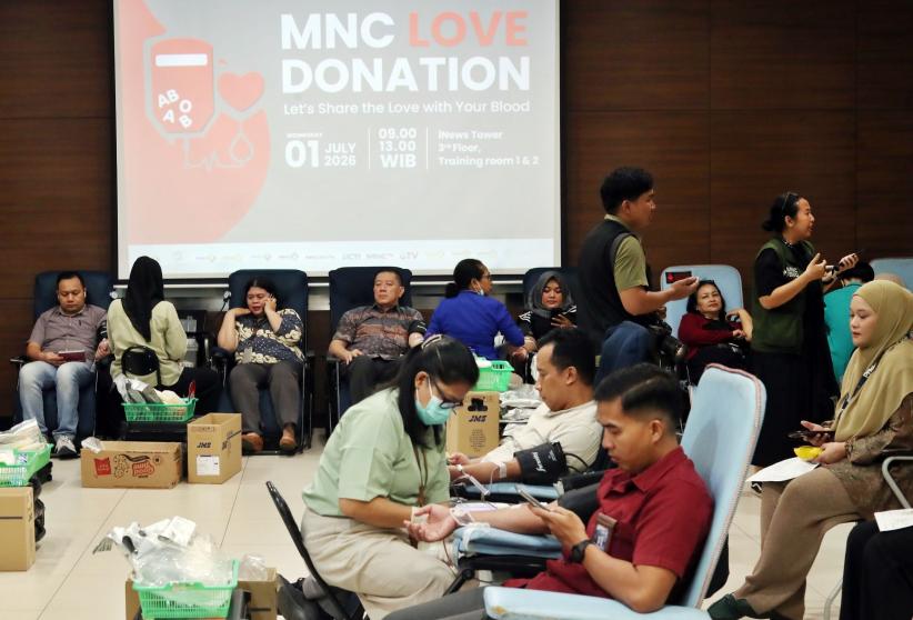 MNC Love Donation, Ratusan Karyawan MNC Group Antusias Ikuti Donor Darah - Bagian 4