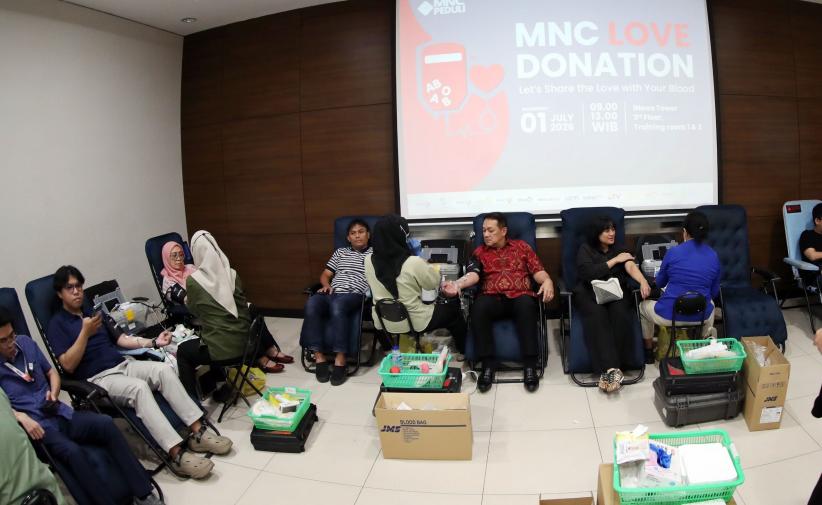 MNC Love Donation, Ratusan Karyawan MNC Group Antusias Ikuti Donor Darah - Bagian 2