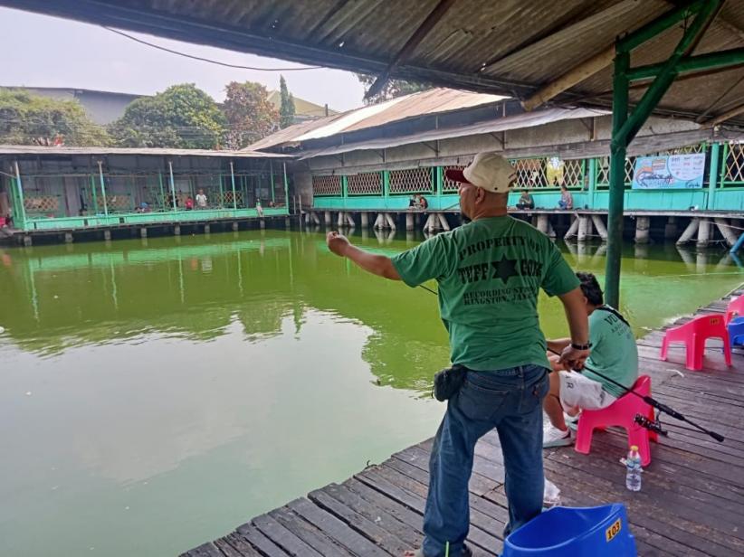 Keseruan Lomba Mancing Antar Wartawan di Pondok Gede - Bagian 2