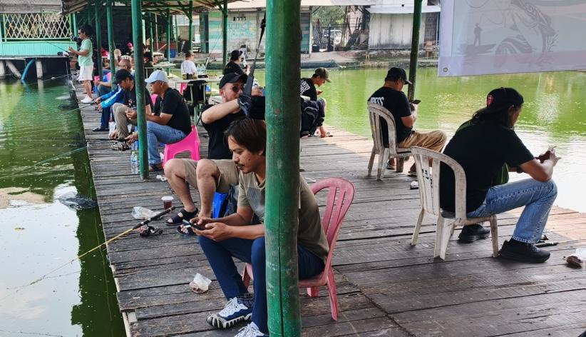 Keseruan Lomba Mancing Antar Wartawan di Pondok Gede - Bagian 3