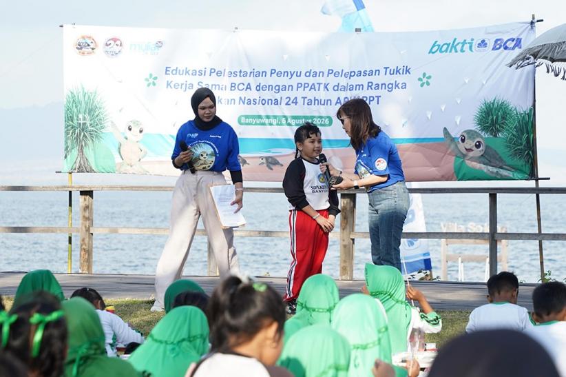 1.300 Tukik Dilepasliarkan untuk Jaga Kelestarian Penyu di Banyuwangi - Bagian 2