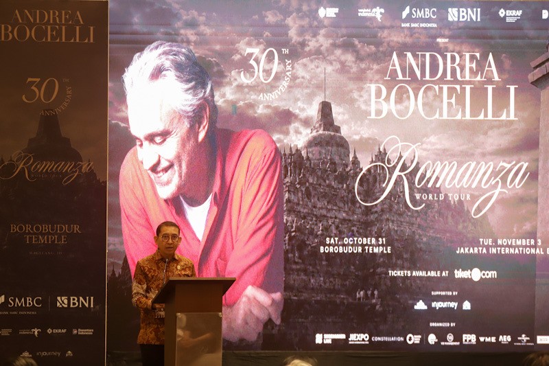 Andrea Bocelli Akan Konser di Candi Borobudur dan JIExpo - Bagian 3