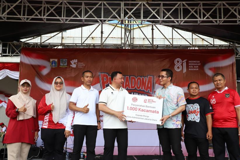 1.000 Warga Jakarta Utara Terima Kacamata Gratis dalam Peringatan HUT Ke-81 RI - Bagian 5
