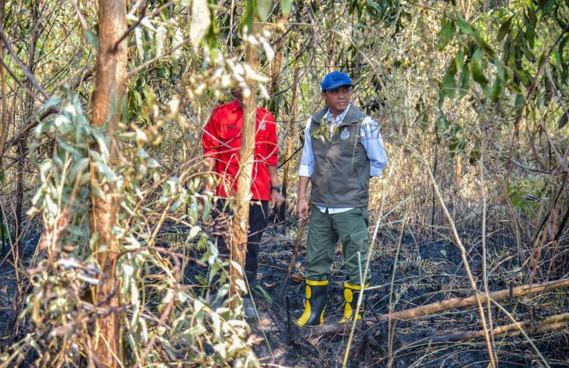 Menhut Raja Juli Antoni Cek Penanganan Karhutla di Kalimantan Selatan - Bagian 2