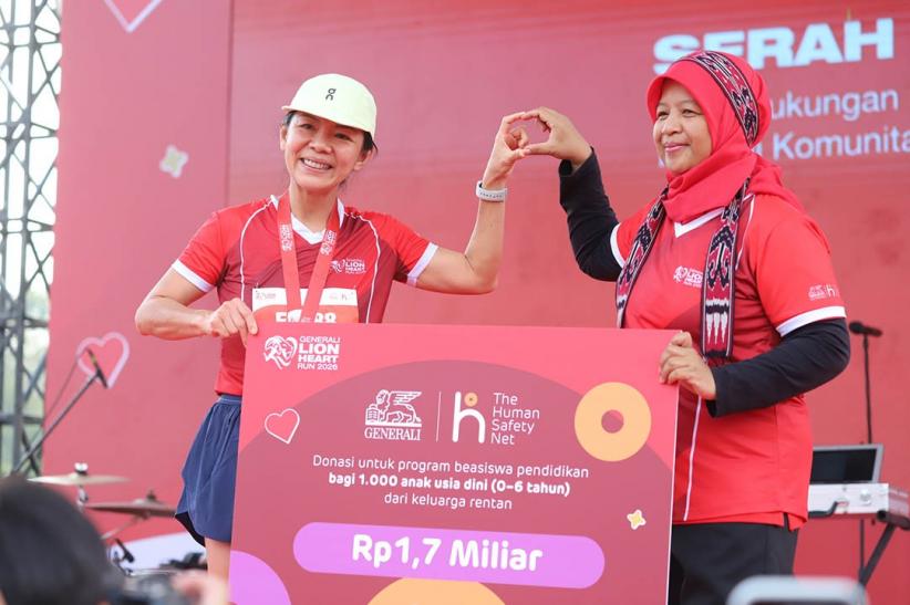 Ribuan Pelari Ikuti Ajang Lari Amal di TMII, Donasi Capai Rp1,7 Miliar - Bagian 5