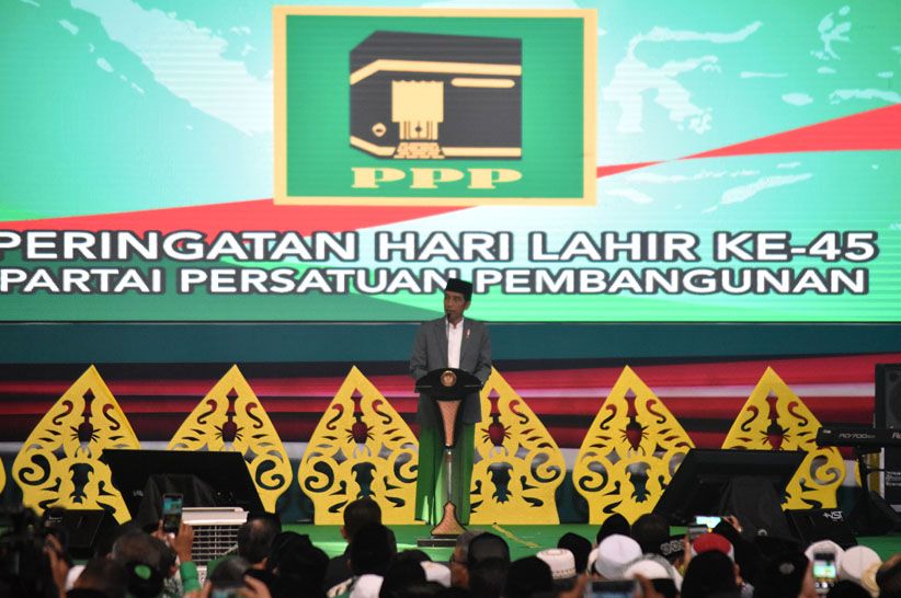 Presiden Jokowi Hadiri Harlah Ke-45 PPP di Semarang - Bagian 1