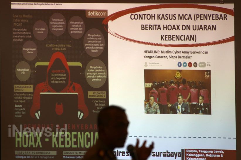 Ratusan Mahasiswa Surabaya Deklarasi Melawan Hoaks - Bagian 6