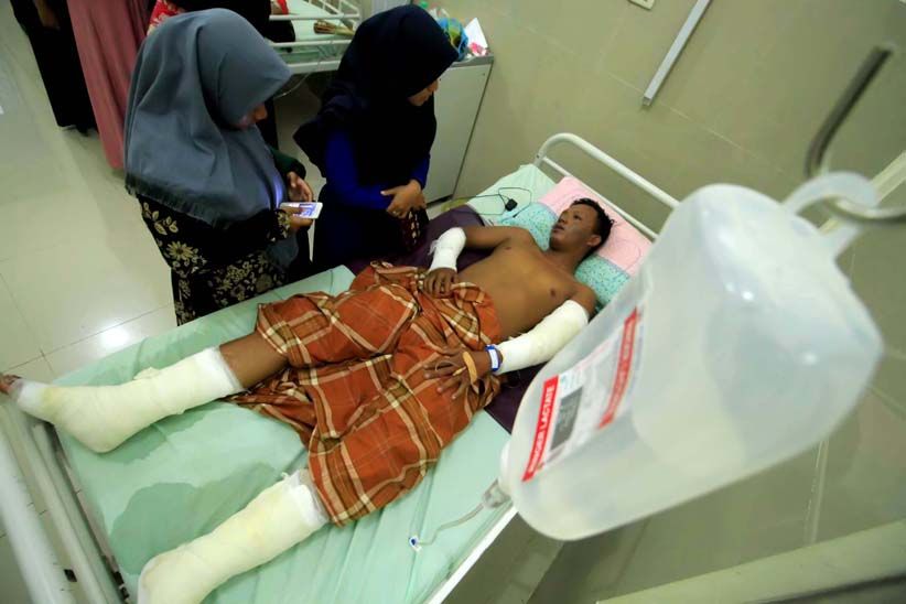 Begini Kondisi Korban Luka Bakar akibat Ledakan Sumur Minyak di Aceh Timur - Bagian 1